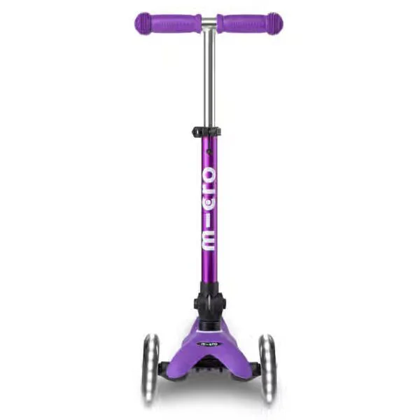 Trotineta pliabila Micro Mini Deluxe Foldable LED Purple foto
