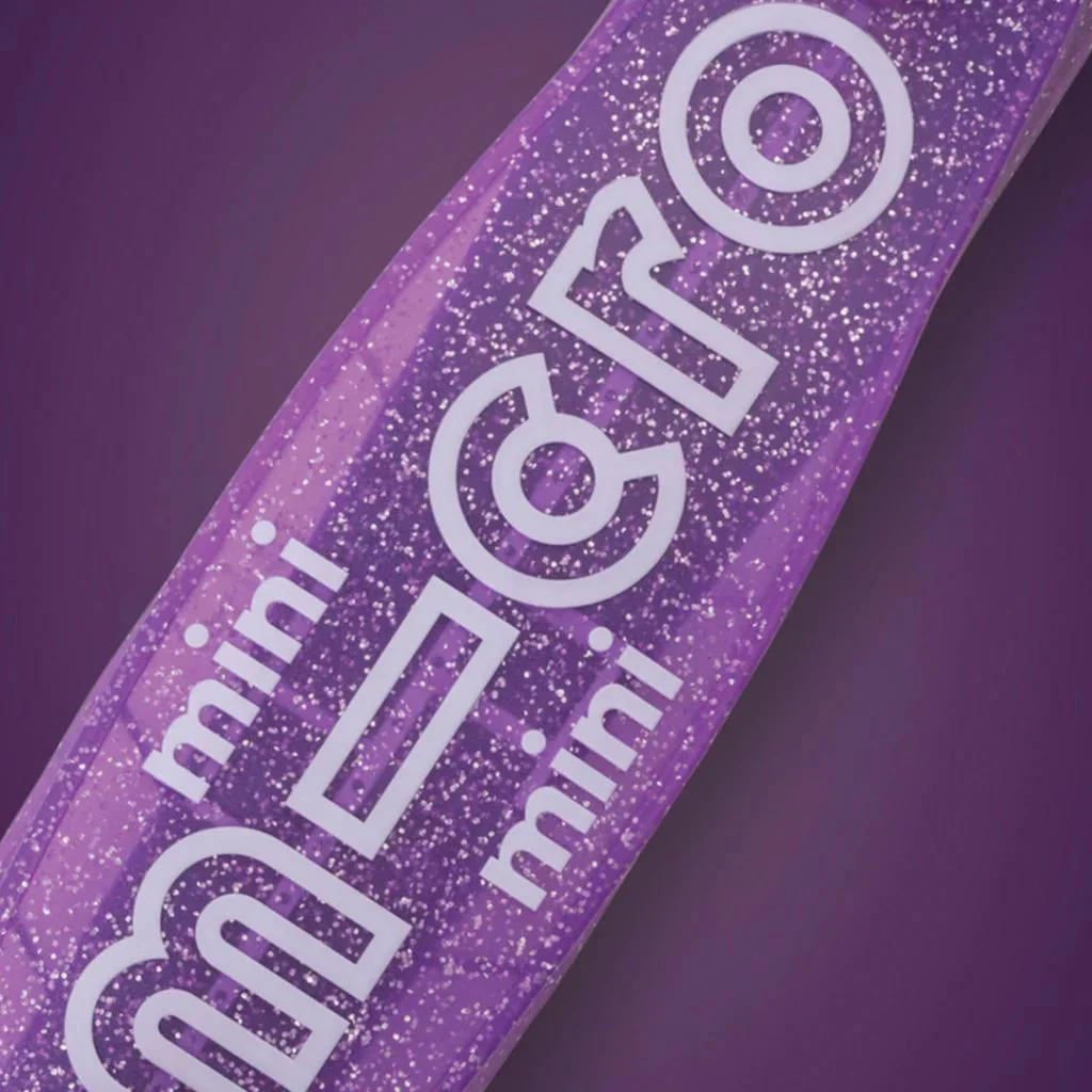 Самокат Micro Mini Deluxe Fairy Glitter LED Purple foto