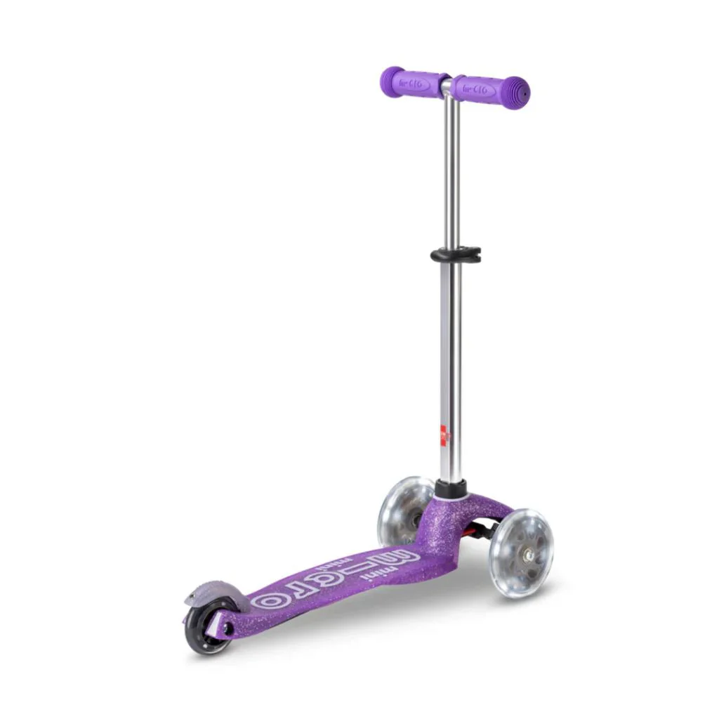 Самокат Micro Mini Deluxe Fairy Glitter LED Purple foto