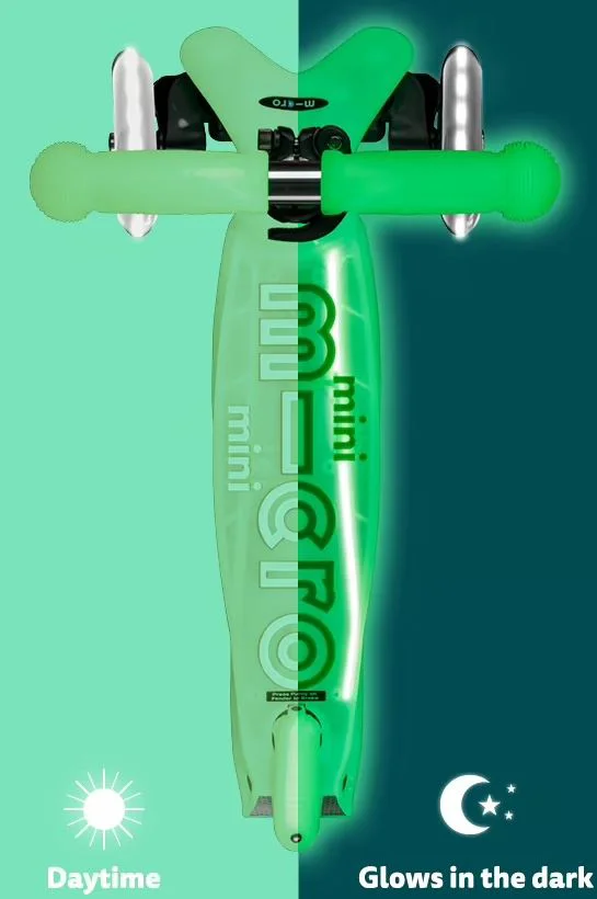 Самокат Micro Mini Deluxe Glow LED Icy Lime foto