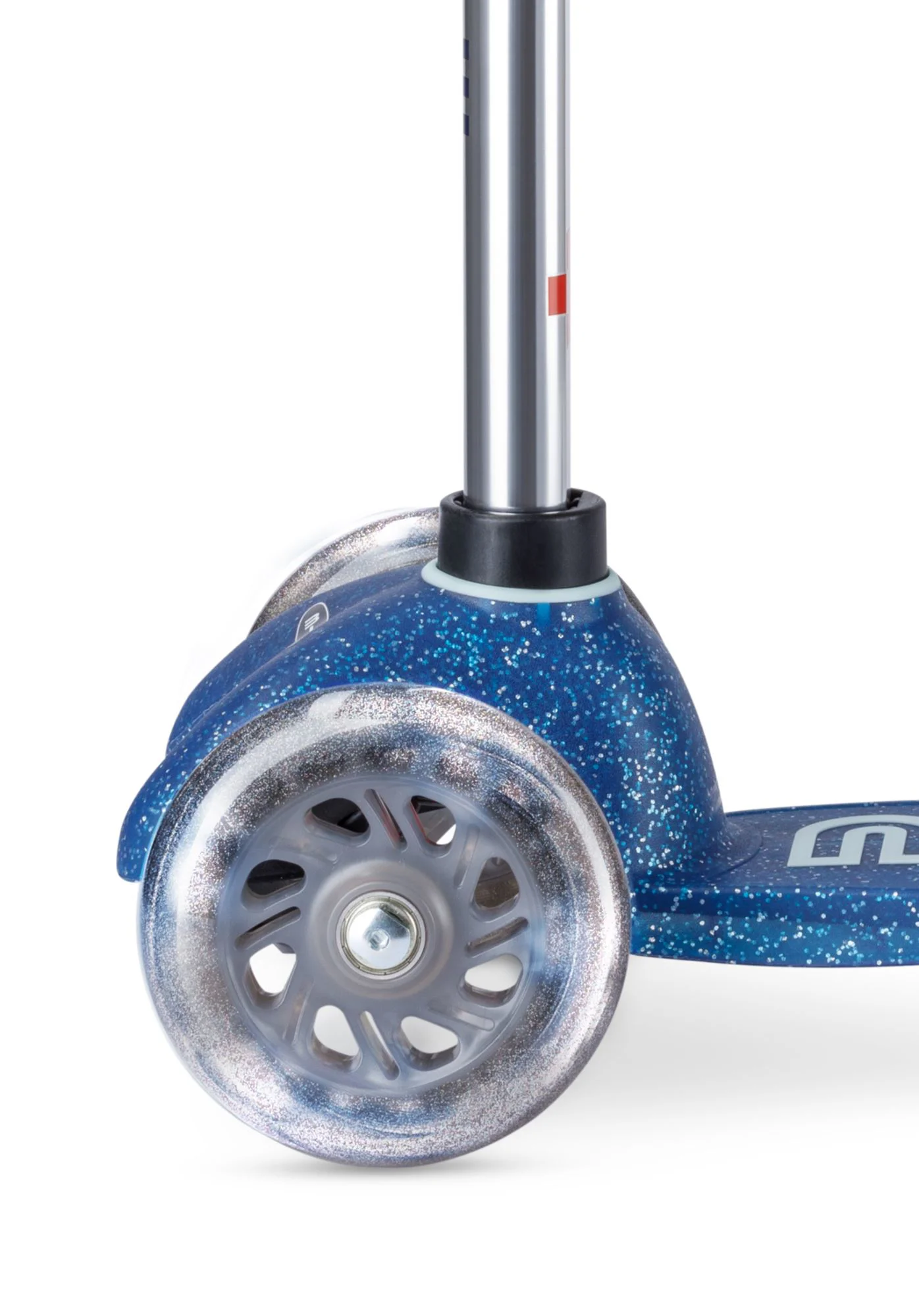 Trotineta Micro Mini Deluxe Galaxy Glitter LED Navy foto