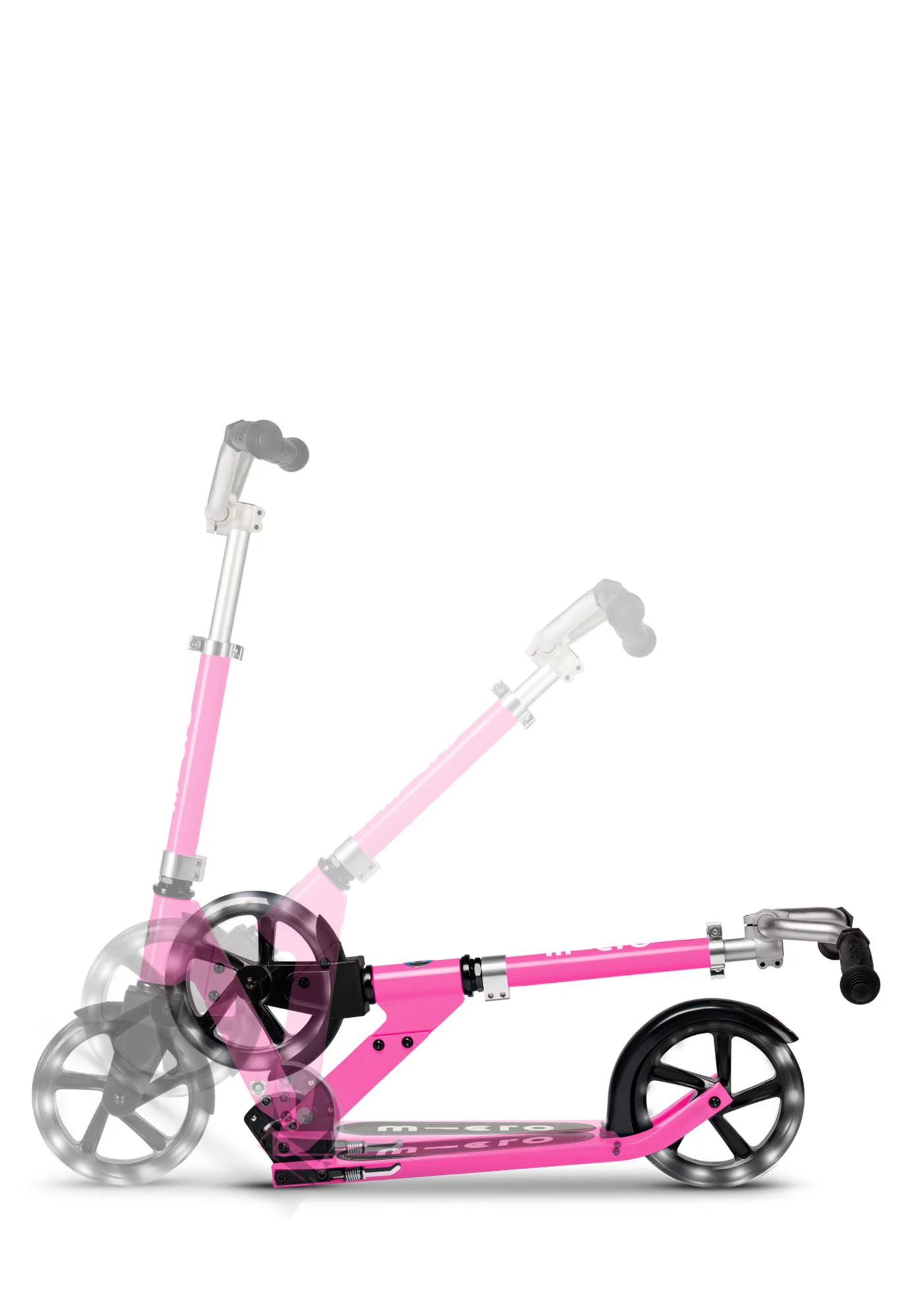 Trotineta Micro Cruiser LED Pink