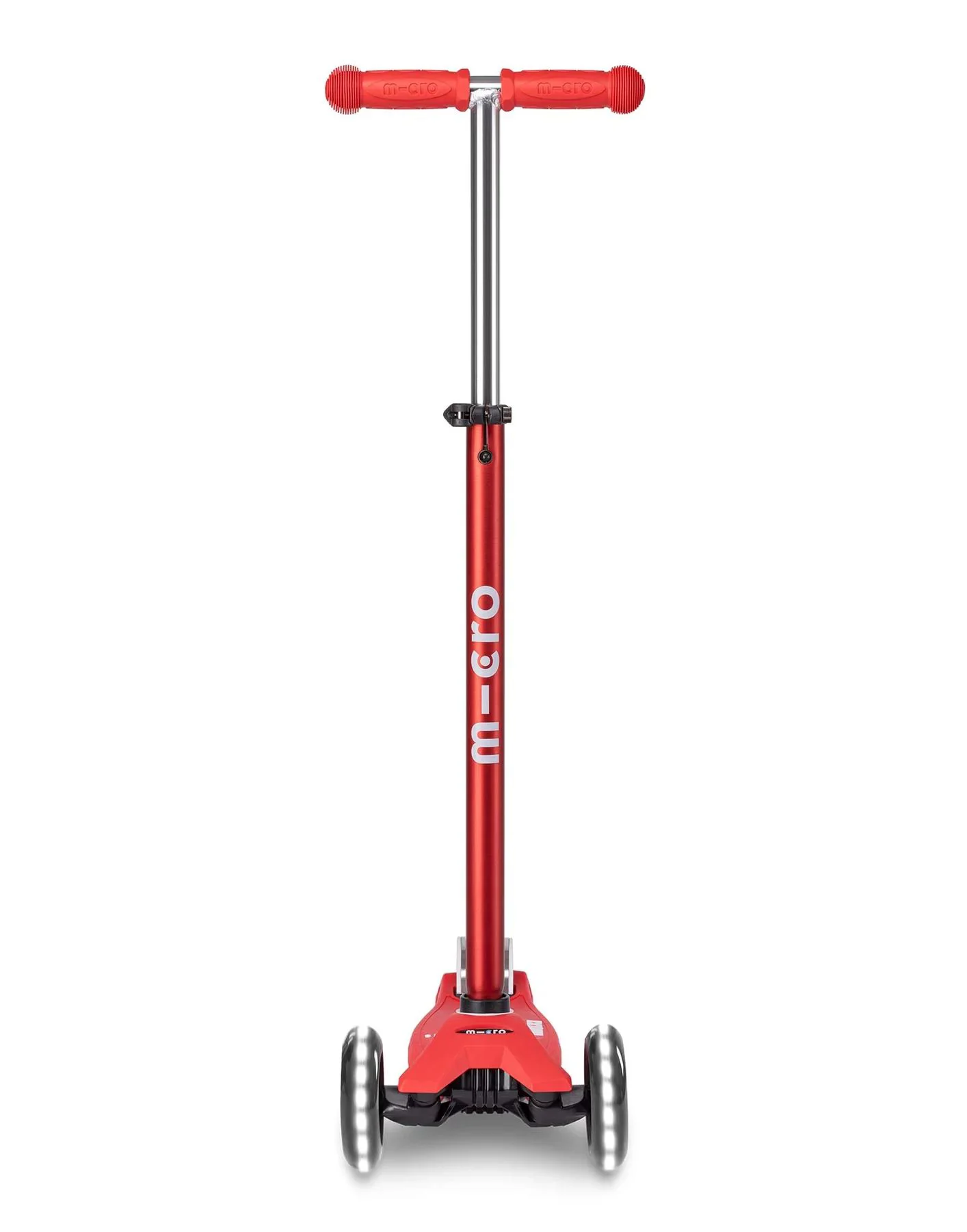 Trotineta Micro Maxi Deluxe LED Red foto