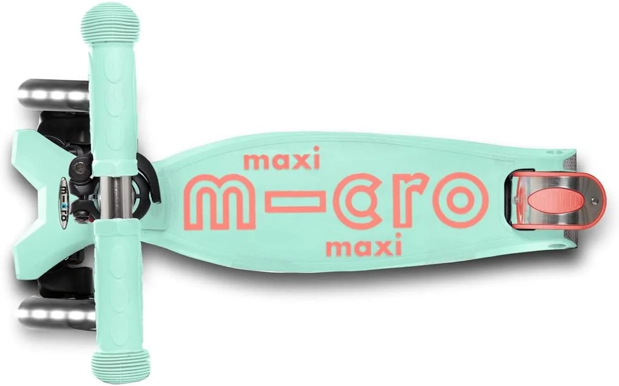 Самокат Micro Maxi Deluxe LED Mint foto