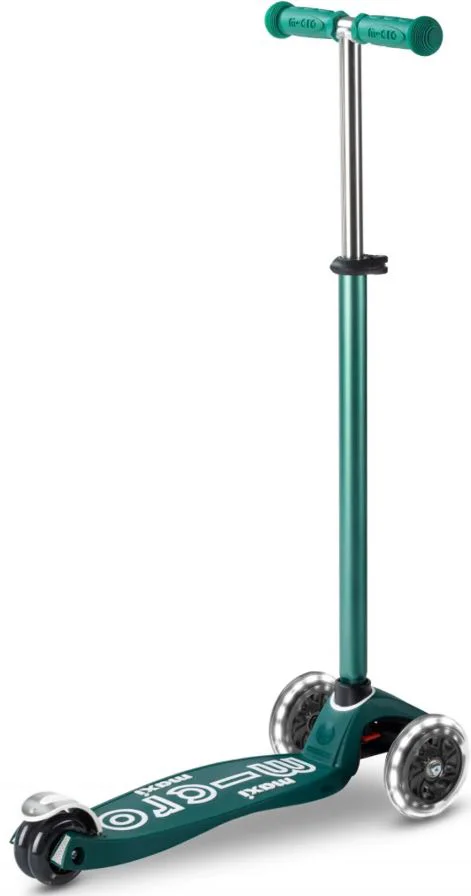 Trotineta Micro Maxi Deluxe ECO LED Green foto