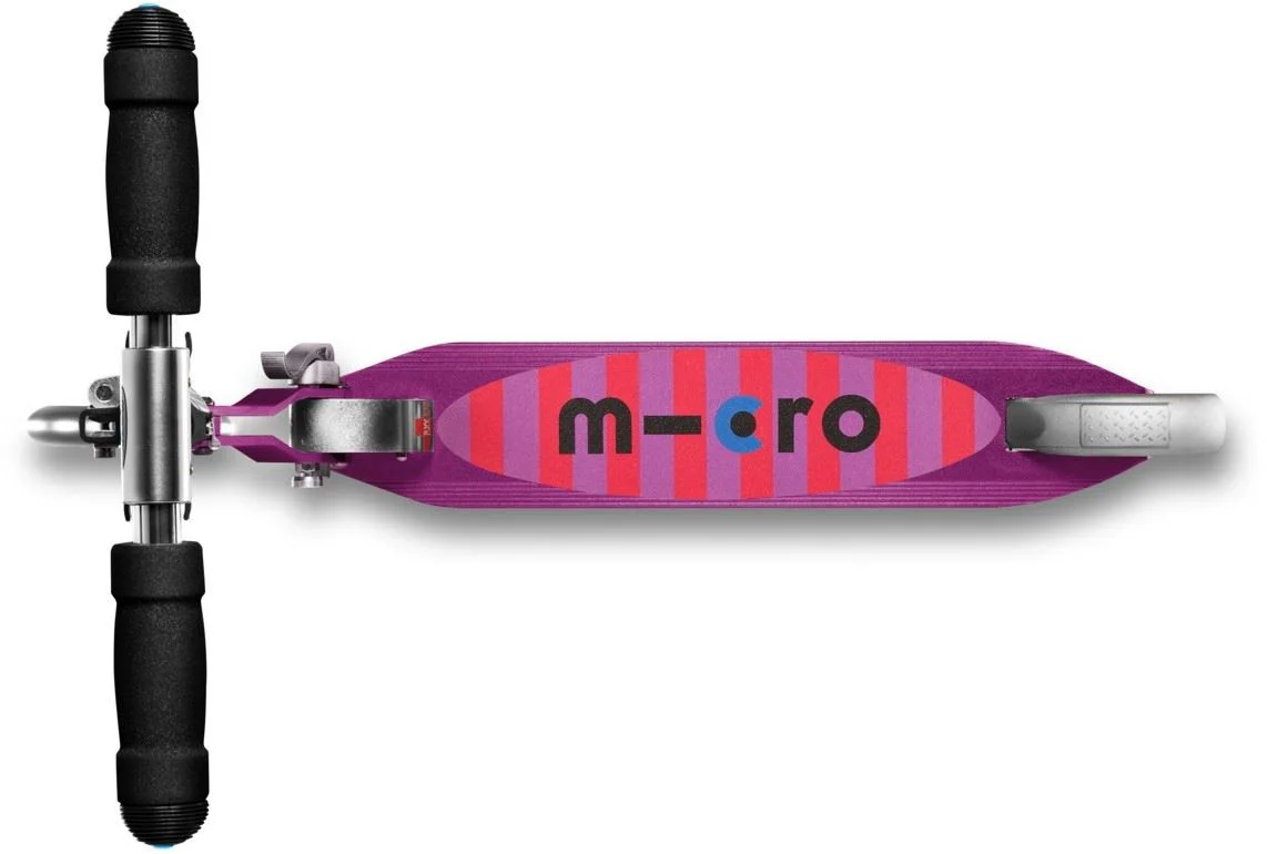 Trotineta Micro Sprite LED Purple Stripe foto