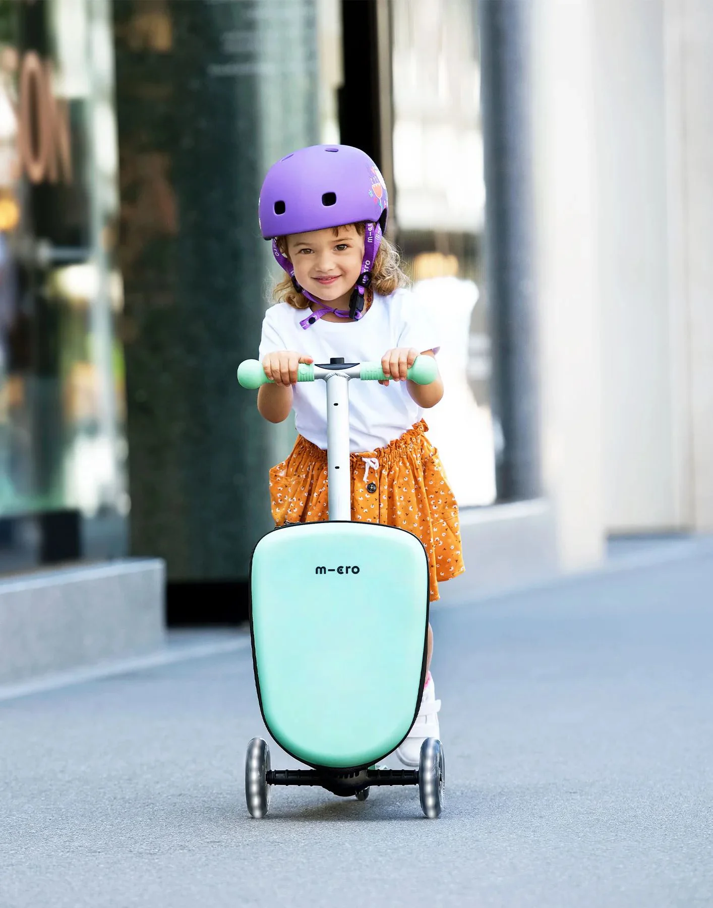 Trotineta Micro Luggage Junior Mint foto