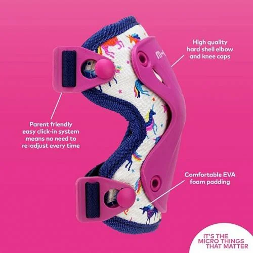 Set de protectii pentru genunchi si coate Micro Unicorn S foto