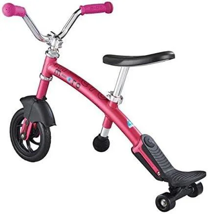 Bicicleta fara pedale Micro G-Bike Chopper Deluxe Pink foto