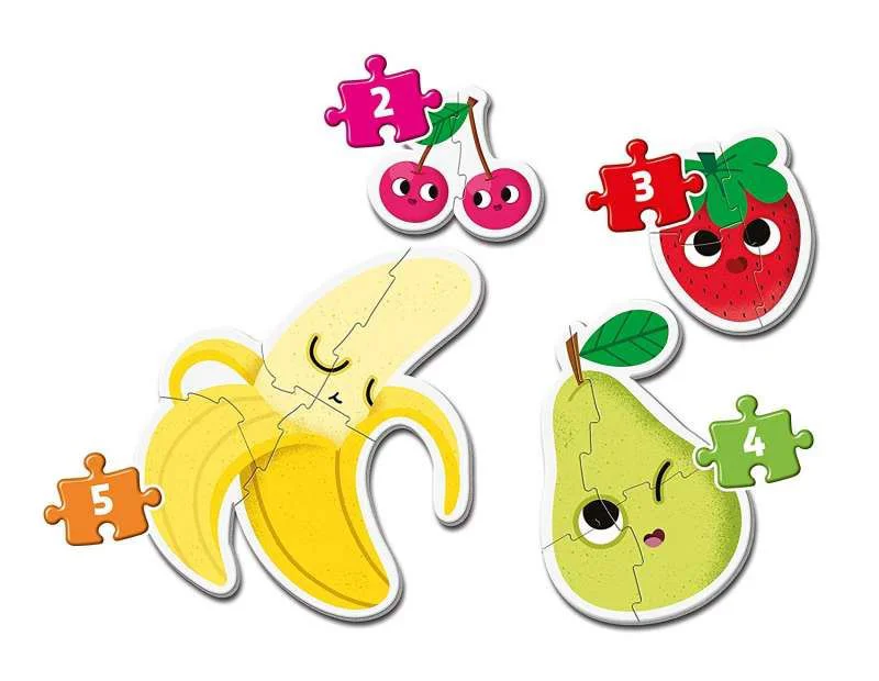 Puzzle Clementoni 2+3+4+5 Fructe foto