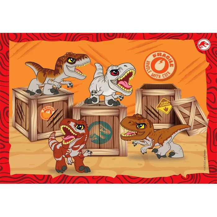 Пазл Clementoni 4 в 1 Jurassic World foto