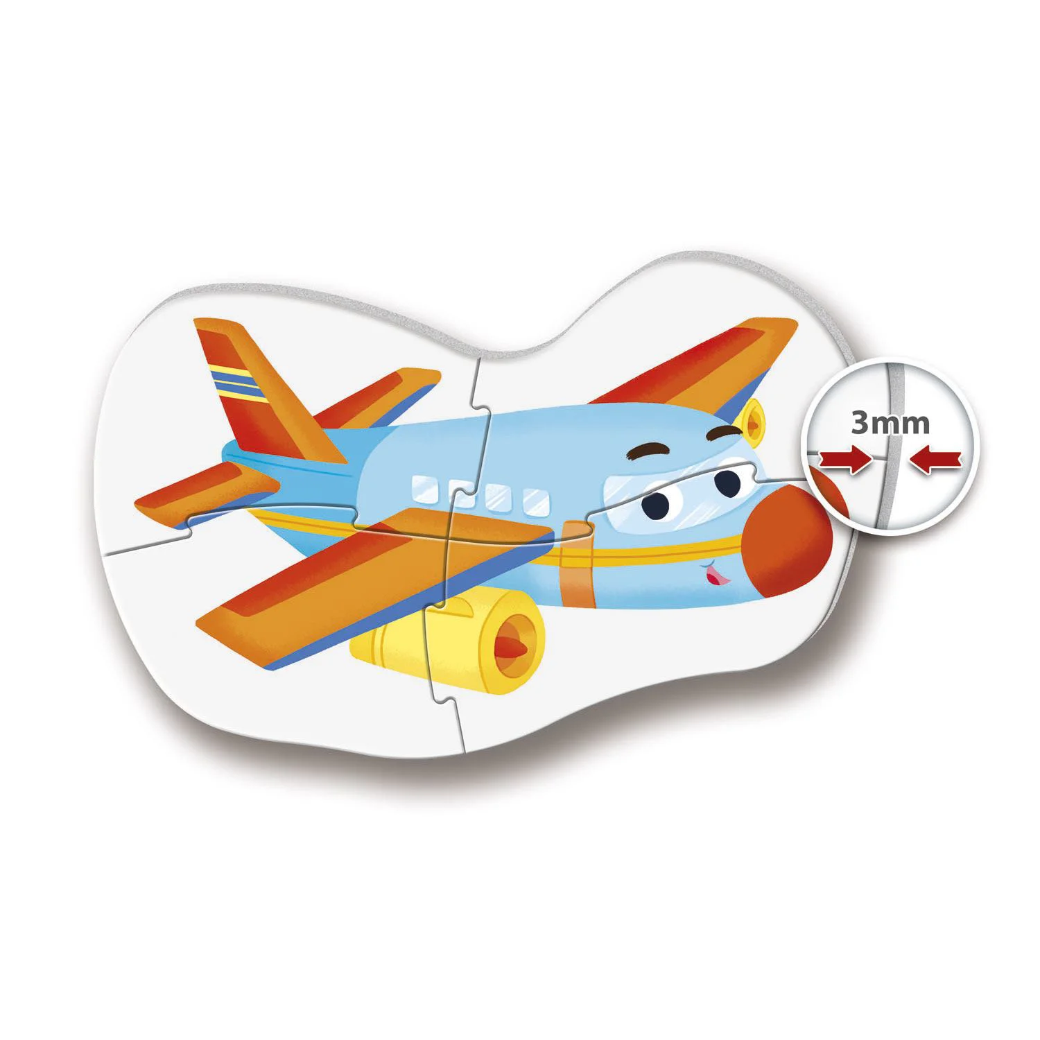 Puzzle Clementoni 4 in 1 Mijloace de Transport