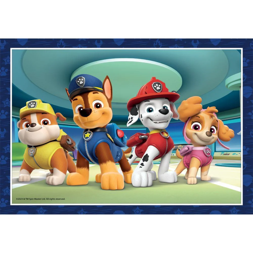 Puzzle Clementoni 4 in 1 Paw Patrol foto