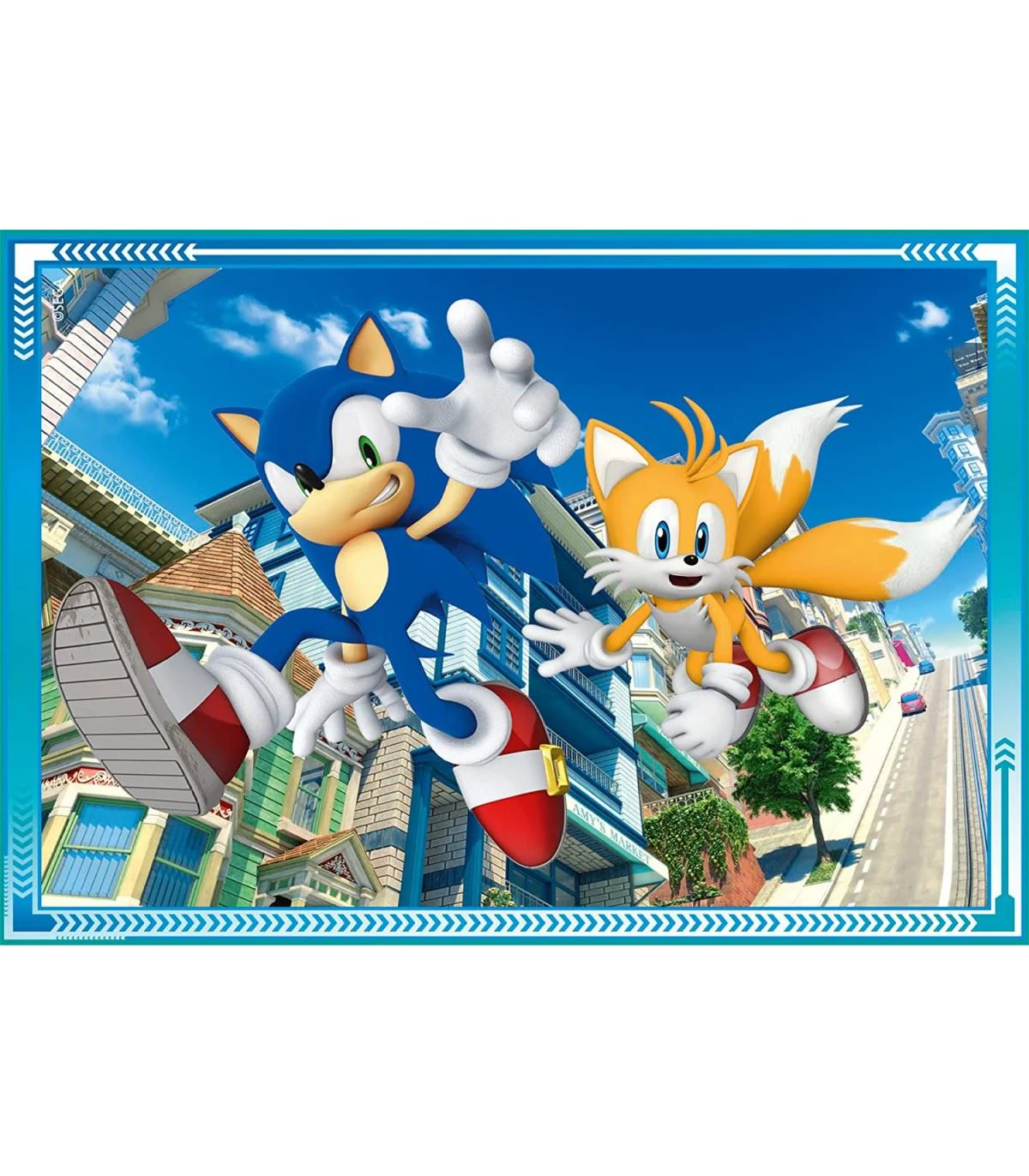 Puzzle Clementoni 4 in 1 Sonic foto