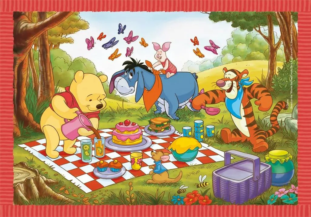 Puzzle Clementoni 4 in 1 Winnie The Pooh foto