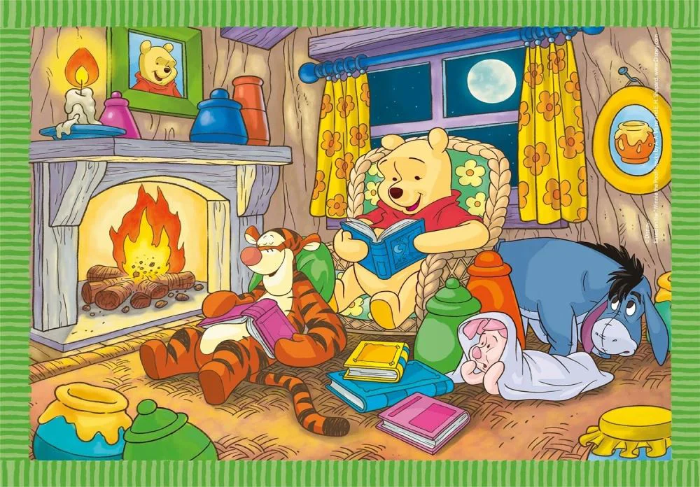 Puzzle Clementoni 4 in 1 Winnie The Pooh foto