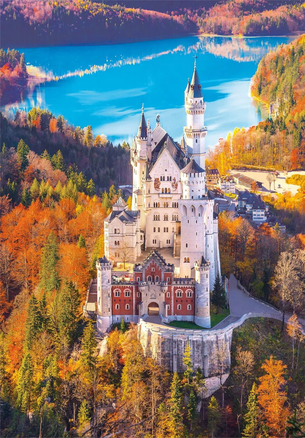 Пазл Clementoni Compact Neuschwanstein, 1000 деталей