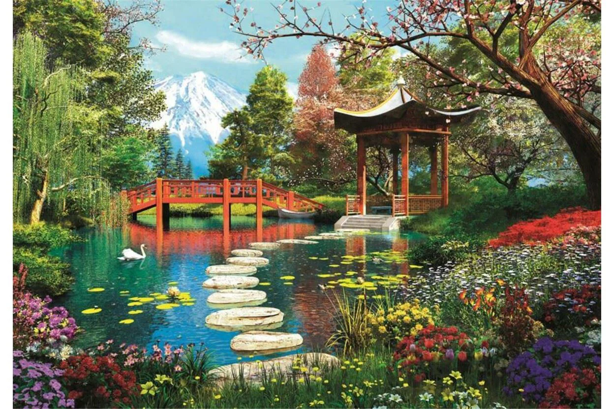 Puzzle Clementoni Fuji Garden, 1000 piese