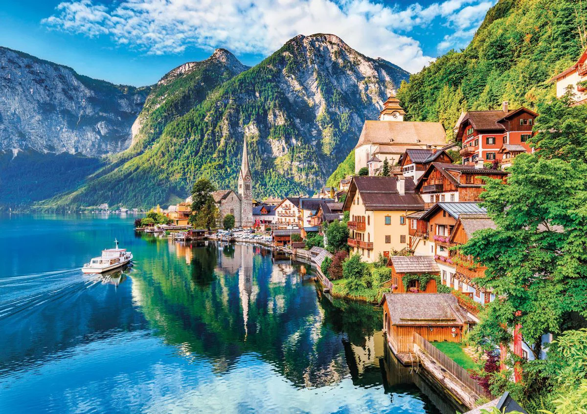 Puzzle Clementoni Hallstatt, 1500 piese foto