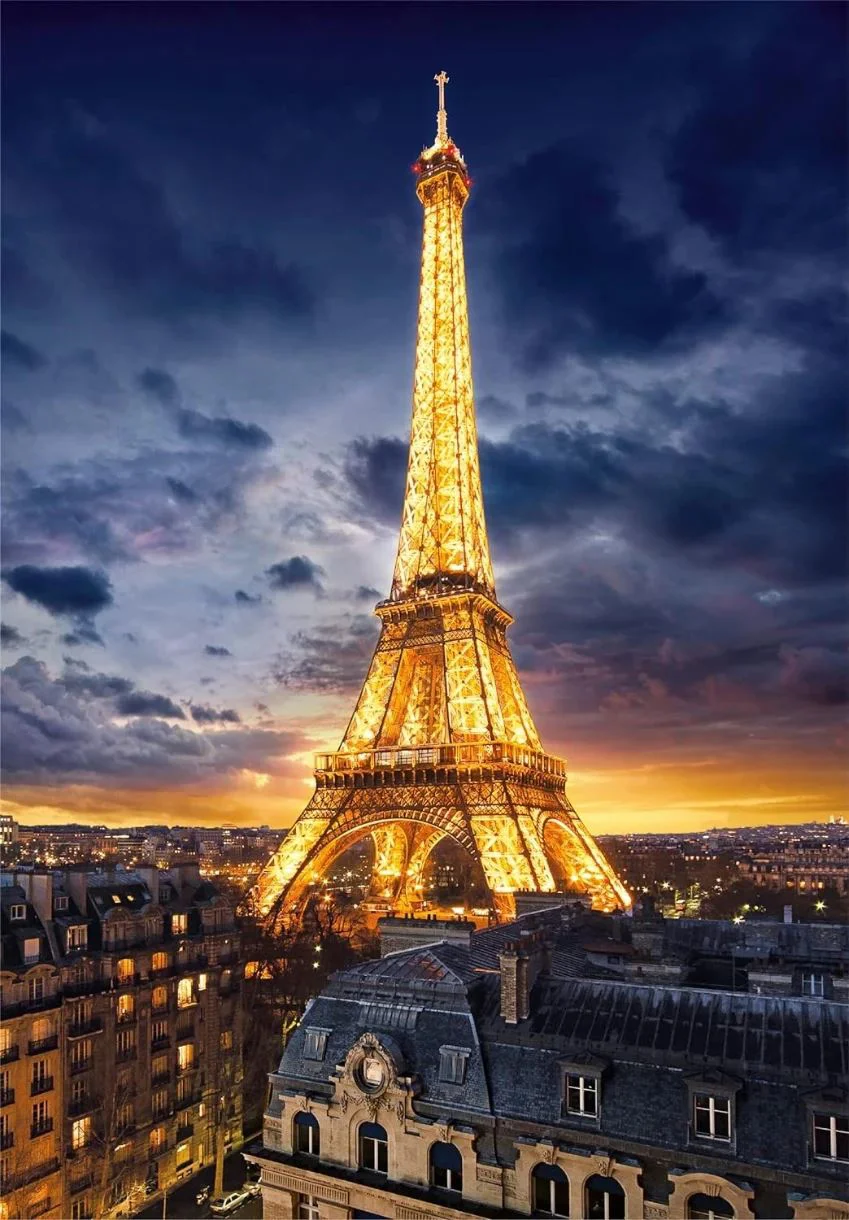 Puzzle Clementoni Turnul Eiffel, 1000 piese foto
