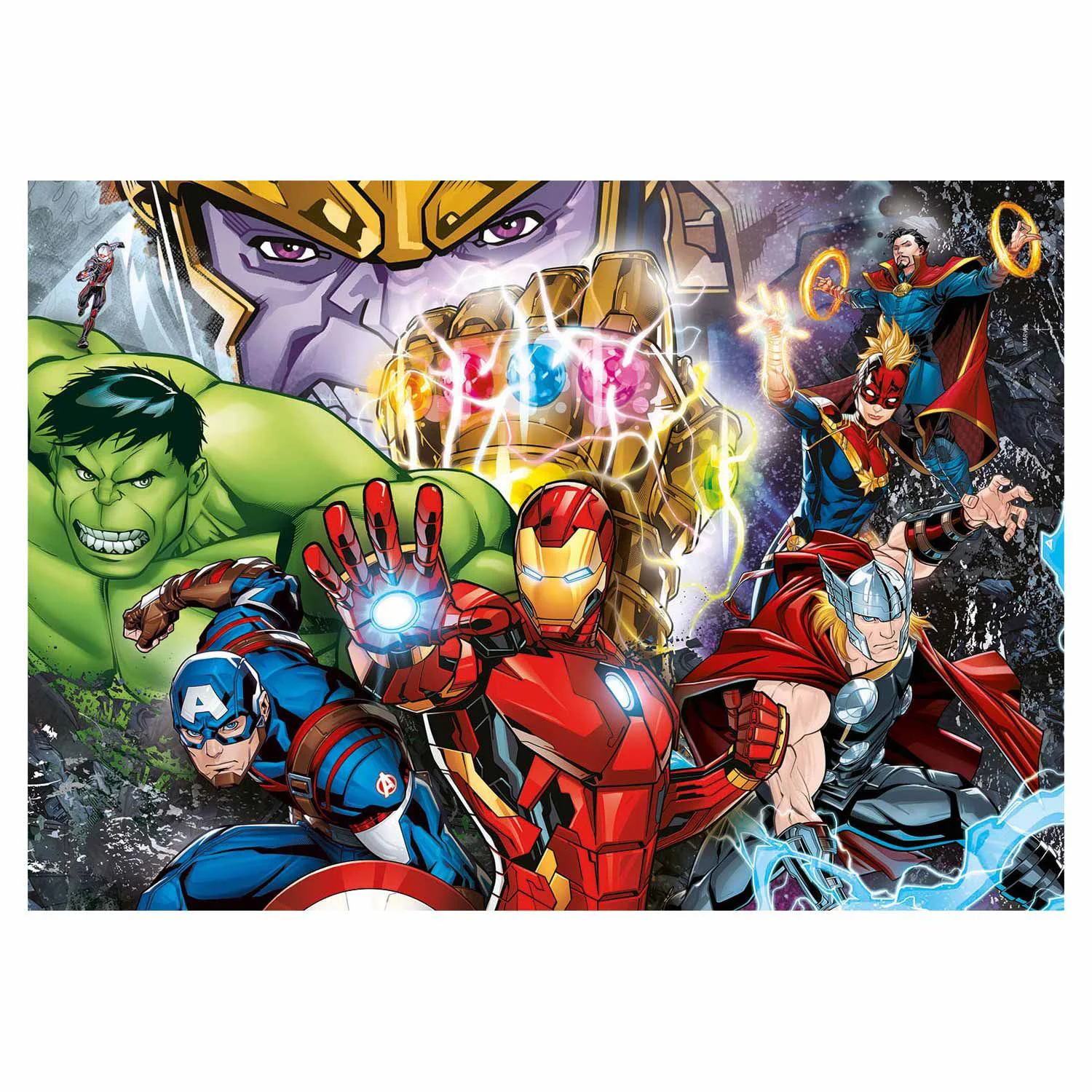 Puzzle Clementoni Brilliant Marvel, 104 piese foto