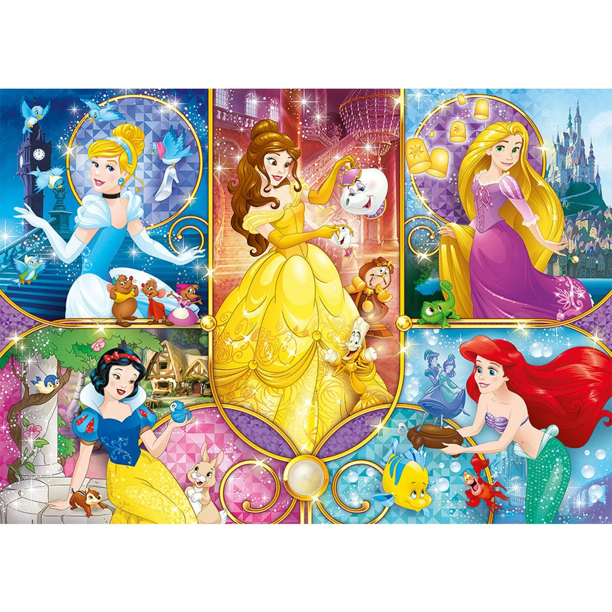 Puzzle Clementoni Disney Princess, 104 piese foto