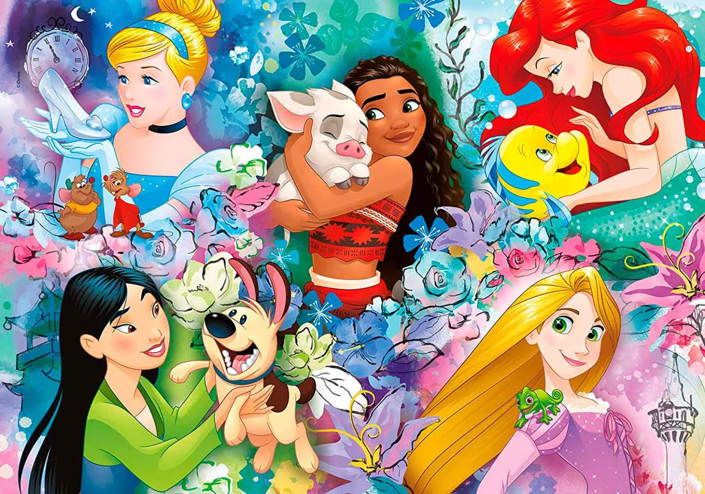 Puzzle Clementoni Disney Princess, 60 piese foto