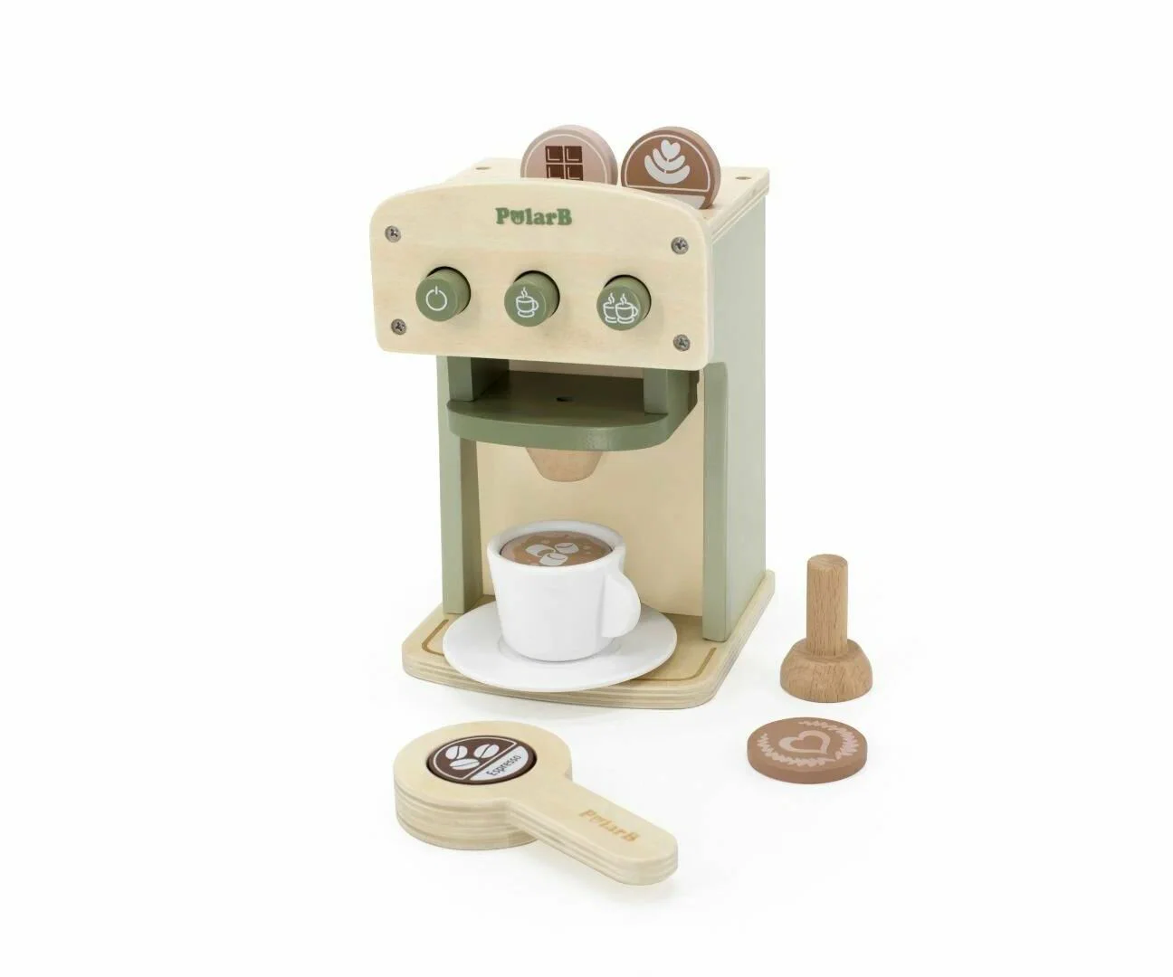 Set de joaca din lemn Viga Toys Masina de cafea