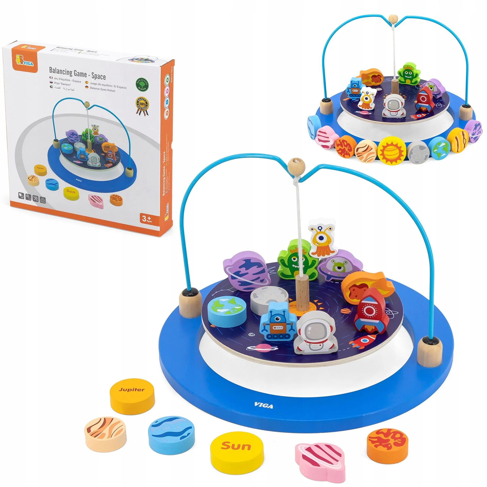 Joc de masa de echilibru si dezvoltare Viga Toys Cosmos