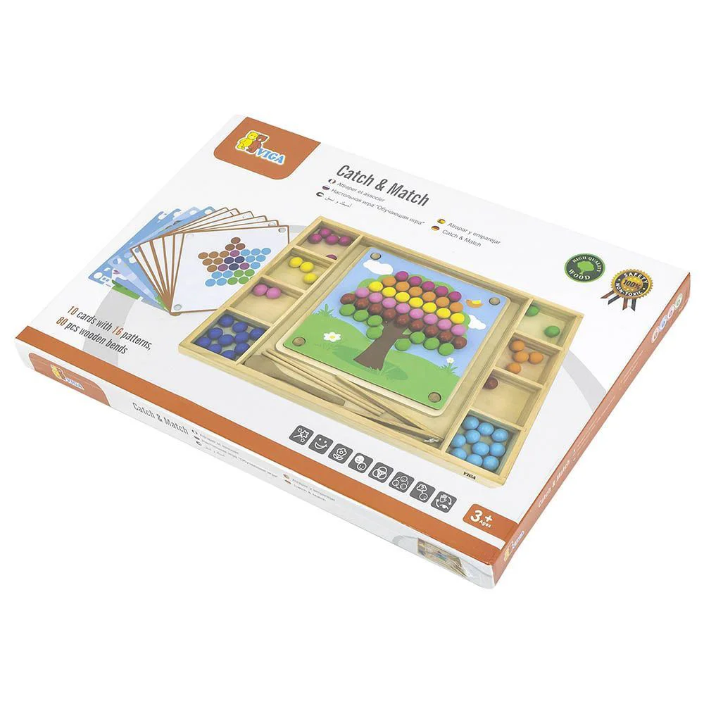 Joc educational Viga Toys Prinde si potriveste