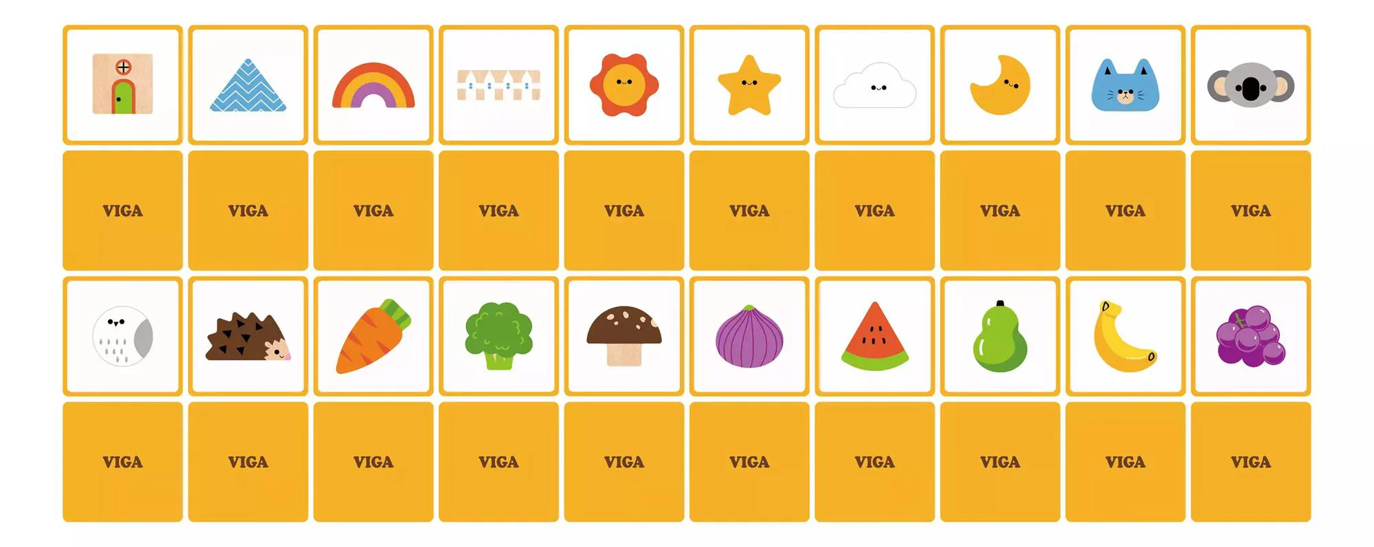 Joc Educativ Viga Toys "Atinge si Gaseste"