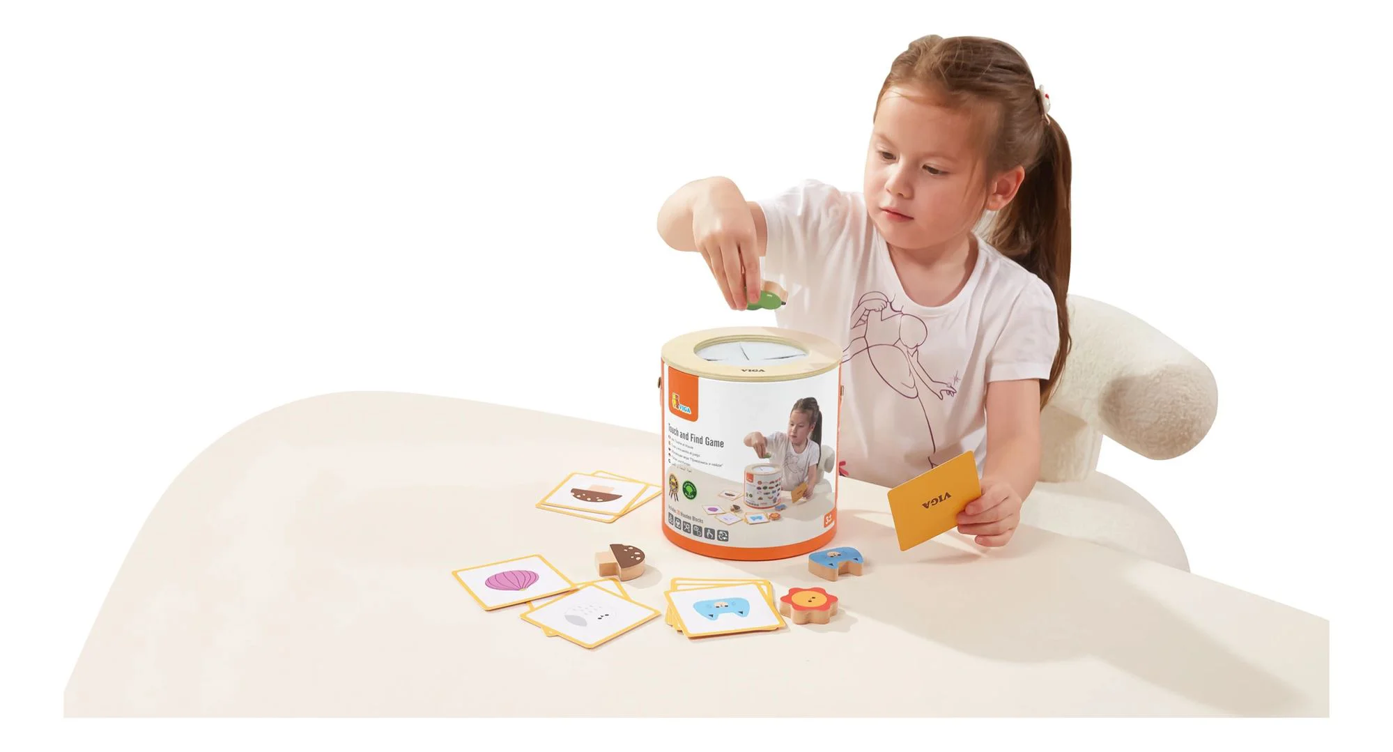 Joc Educativ Viga Toys "Atinge si Gaseste"