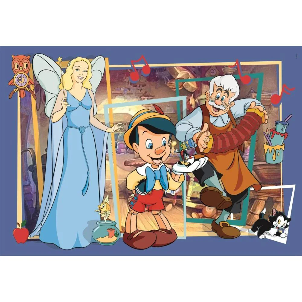Puzzle Clementoni Pinocchio, 104 piese foto