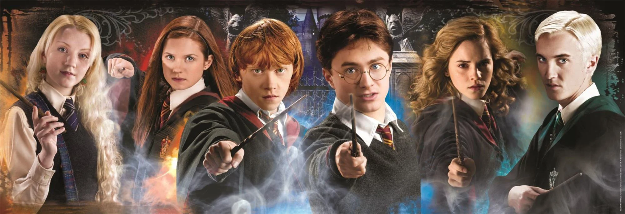 Puzzle Clementoni Panorama Harry Potter, 1000 piese foto