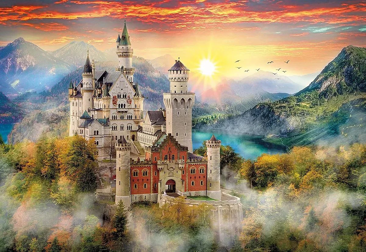 Puzzle Clementoni Neuschwanstein, 2000 piese foto