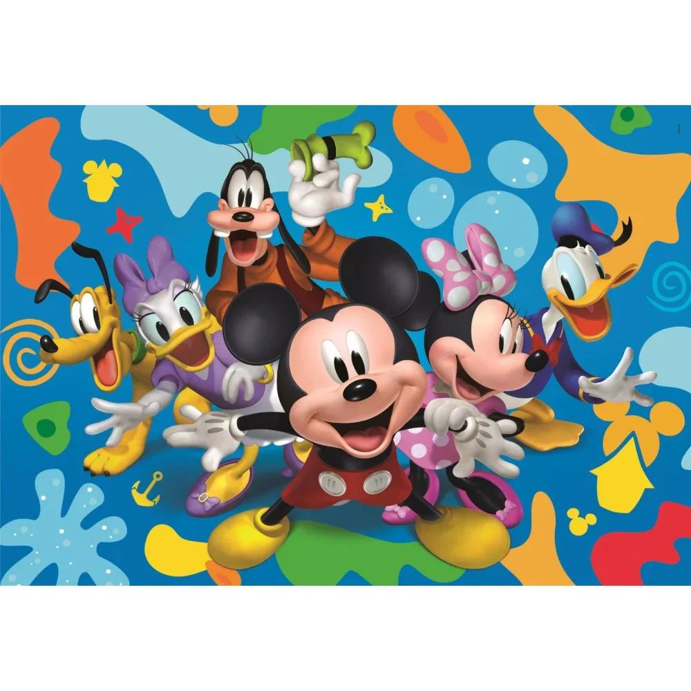 Puzzle Clementoni Mickey Mouse si prietenii sai, 104 piese