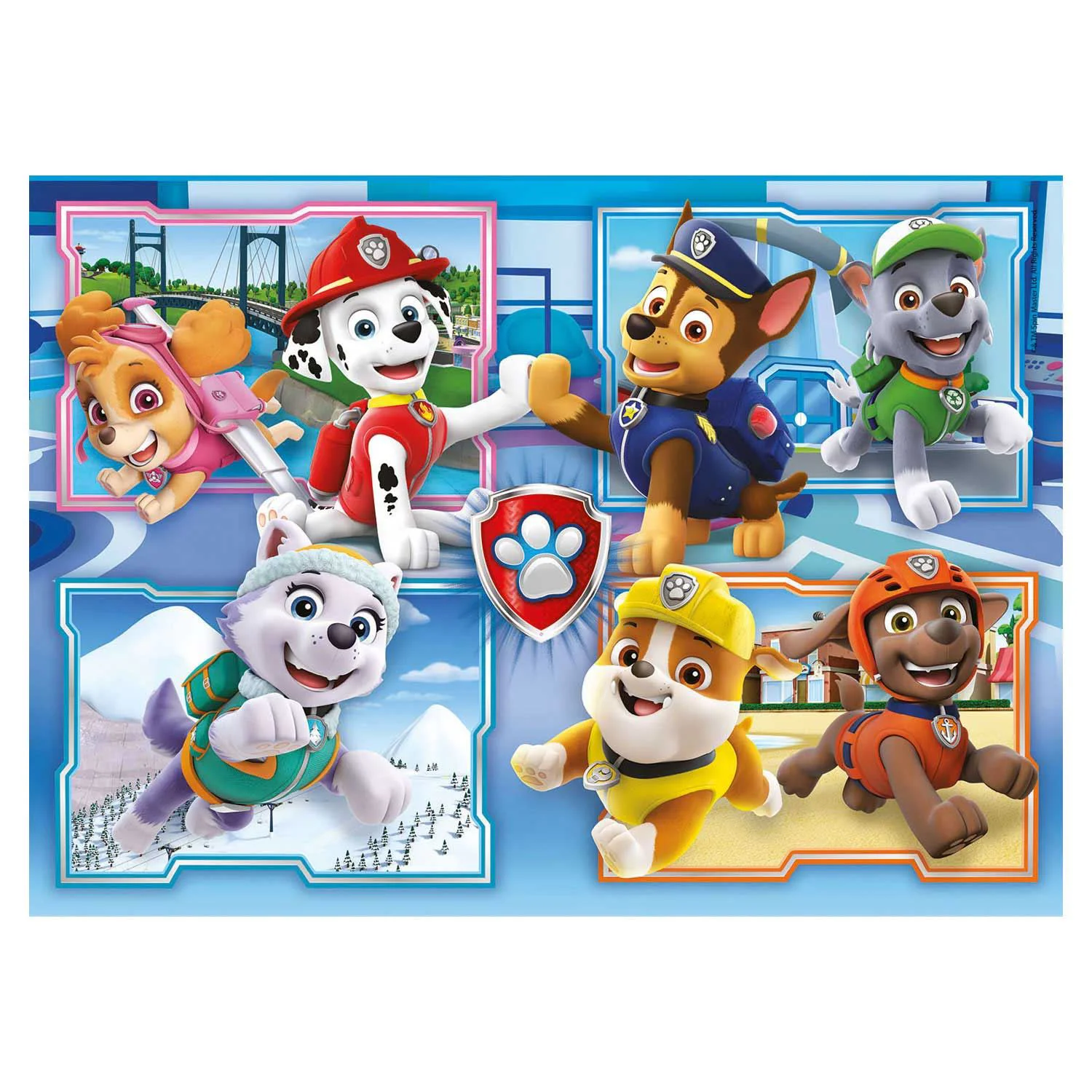 Puzzle Clementoni Paw Patrol, 2x60 piese foto