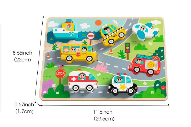 3D Puzzle Tooky Toy Transport foto