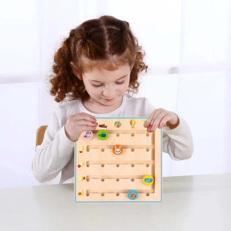 Joc din lemn Tooky Toy Animalute