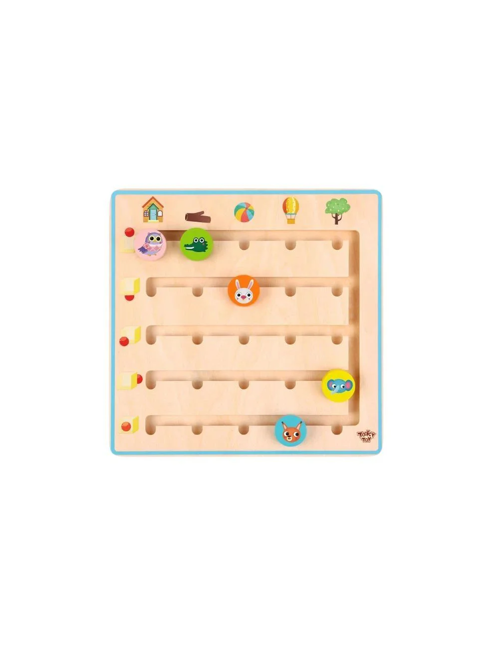 Joc din lemn Tooky Toy Animalute