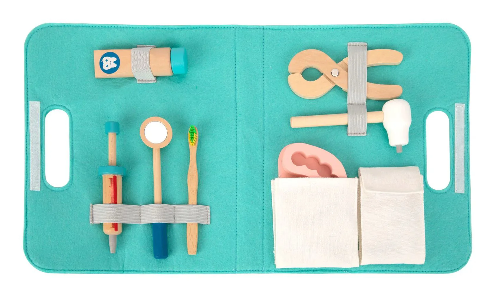 Деревянный игровой набор Tooky Toy Стоматолог
