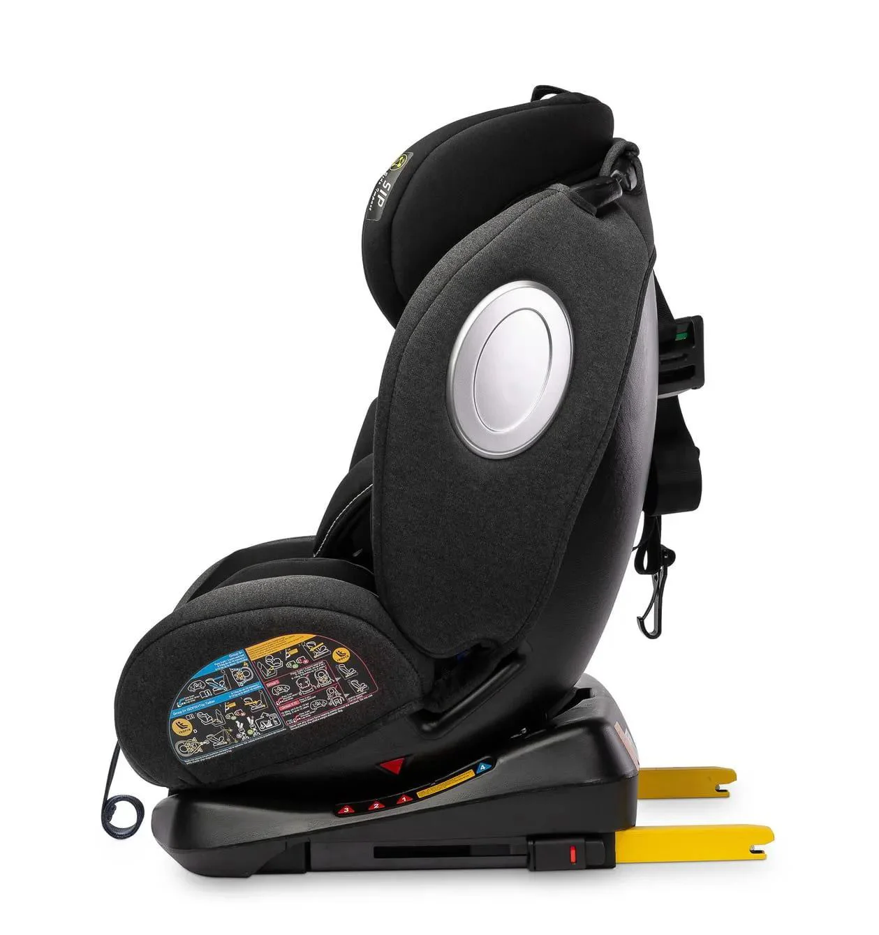 Scaun auto Caretero Isofix Arro Black, 0-36 kg foto