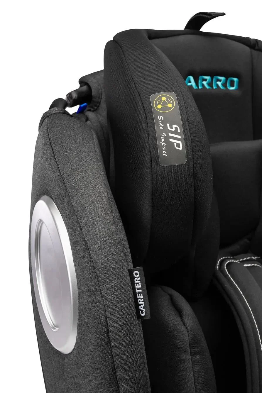 Scaun auto Caretero Isofix Arro Black, 0-36 kg foto