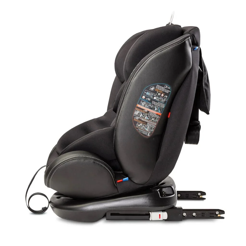 Scaun auto Caretero Isofix Mundo Black, 0-36kg foto