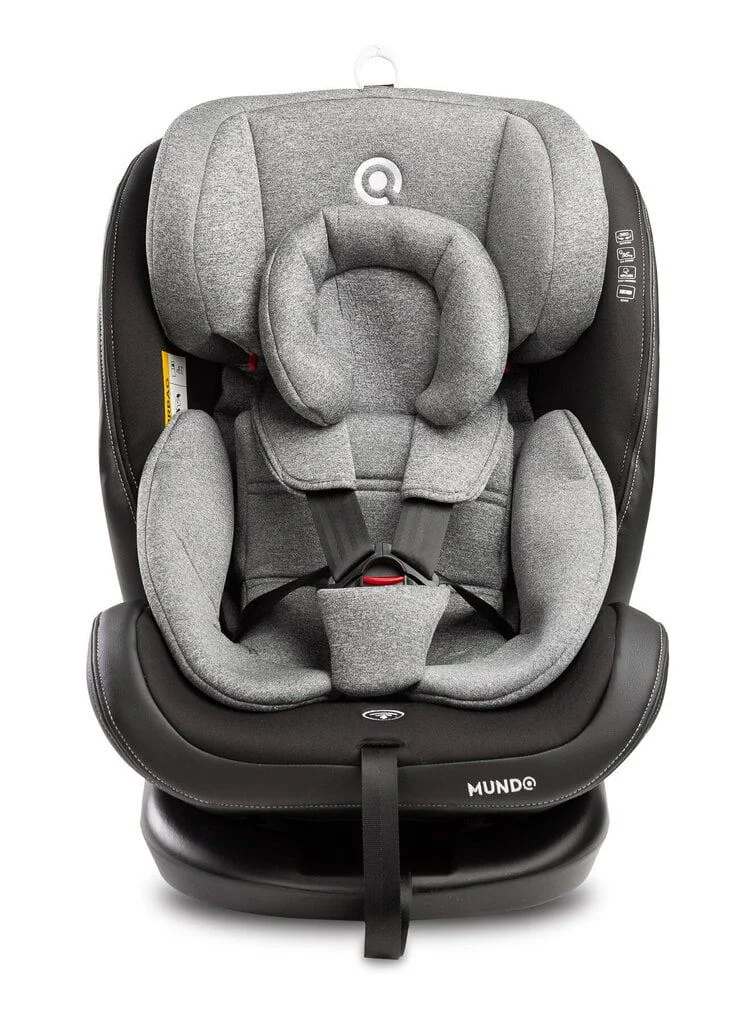 Scaun auto Caretero Isofix Mundo Grey, 0-36 kg foto