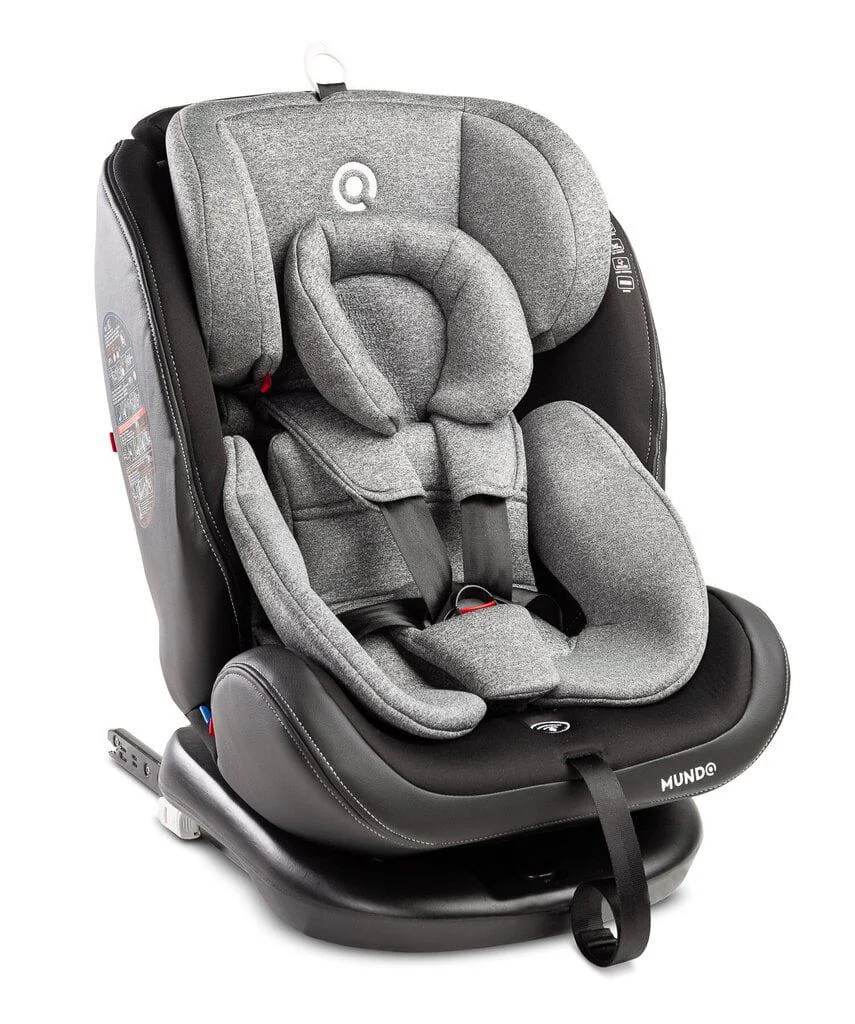 Scaun auto Caretero Isofix Mundo Grey, 0-36 kg foto