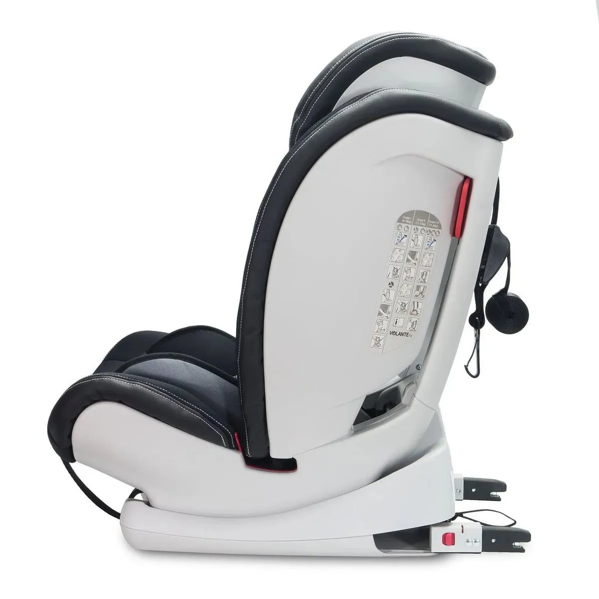 Scaun auto Caretero Isofix Volante Black, 9-36 kg foto