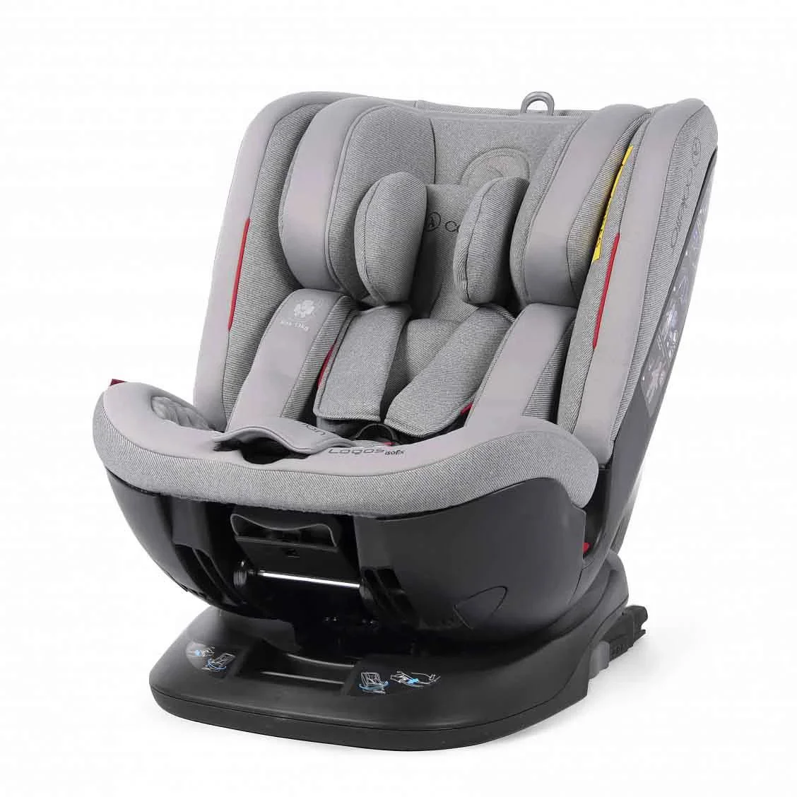 Scaun auto i-Size 40-150cm (0-36 kg) Isofix Coletto Logos Dark Grey