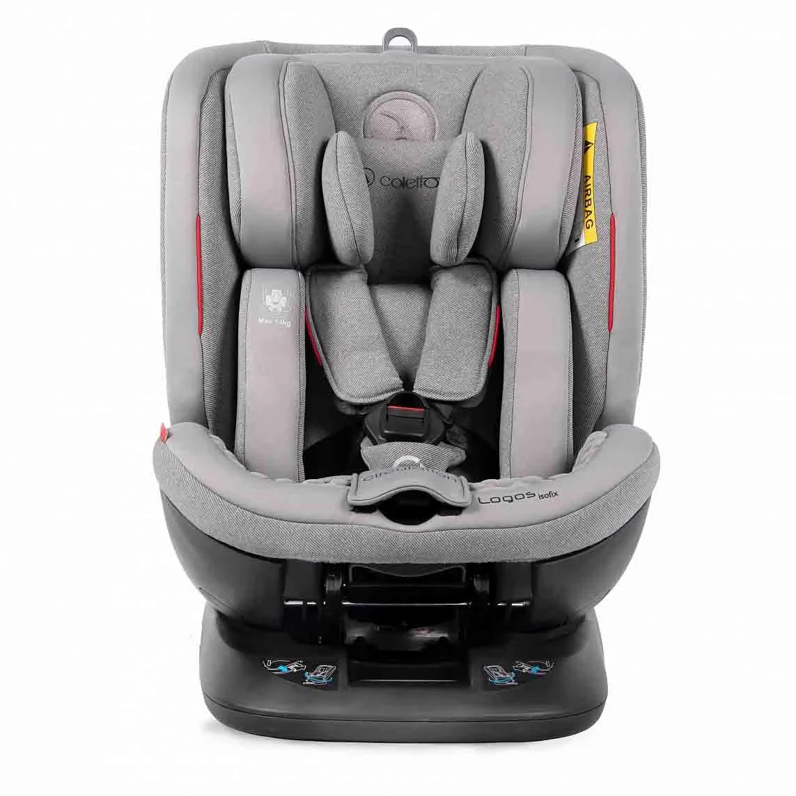 Scaun auto i-Size 40-150cm (0-36 kg) Isofix Coletto Logos Dark Grey