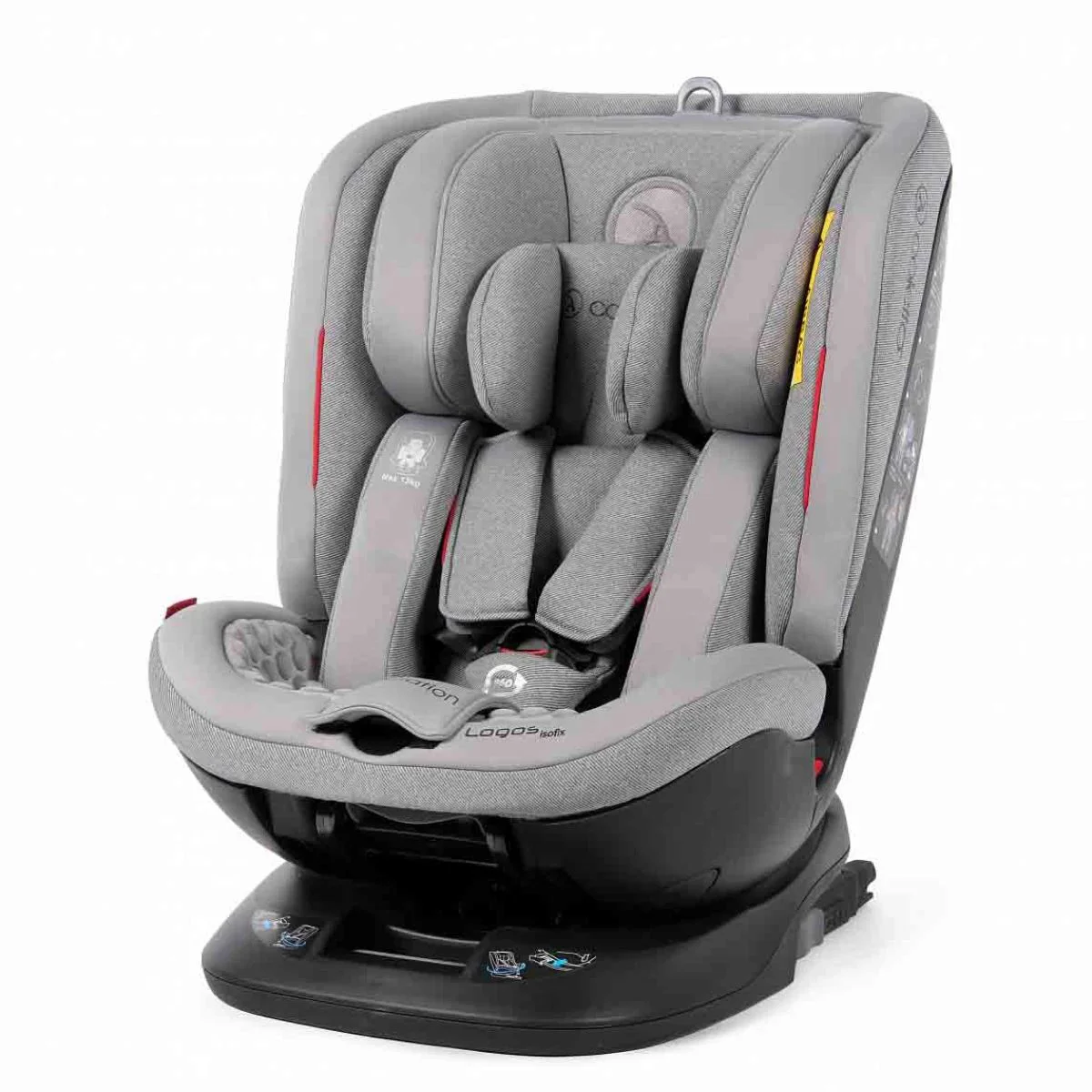 Scaun auto i-Size 40-150cm (0-36 kg) Isofix Coletto Logos Dark Grey